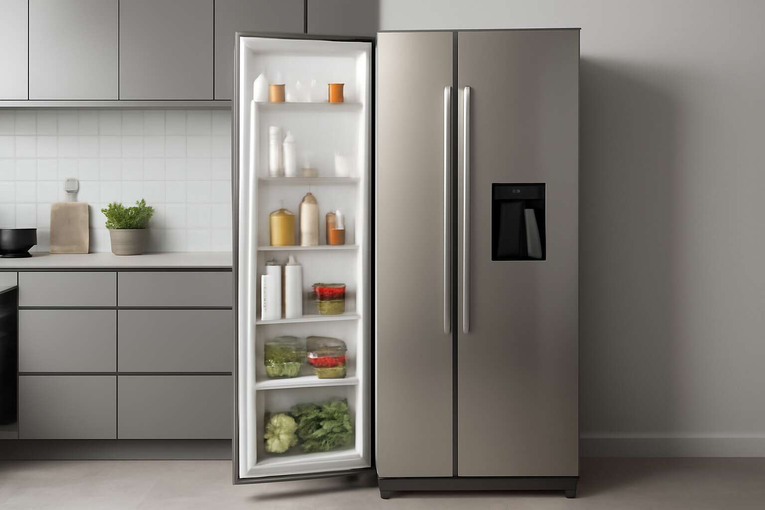 defy double door fridge with water dispenser