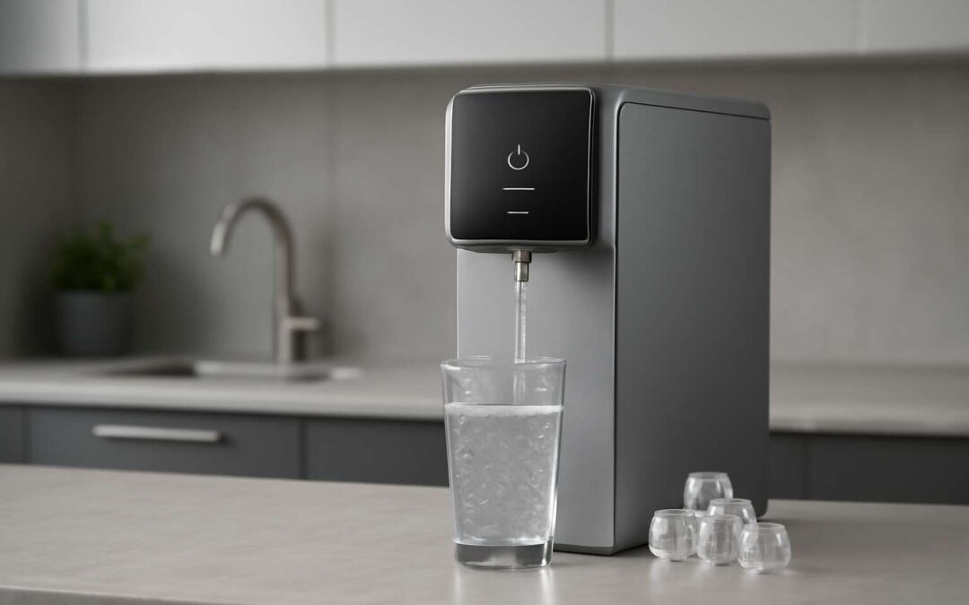 Quench cravings with a water dispenser with ice maker for effortless home refreshment
