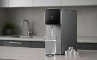 Quench cravings with a water dispenser with ice maker for effortless home refreshment