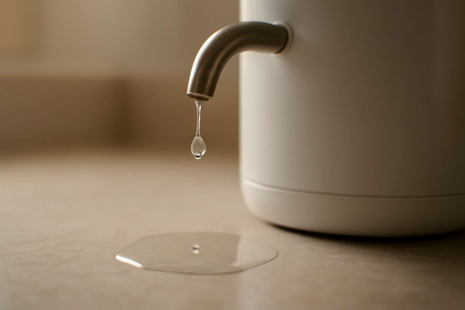 water dispenser is leaking