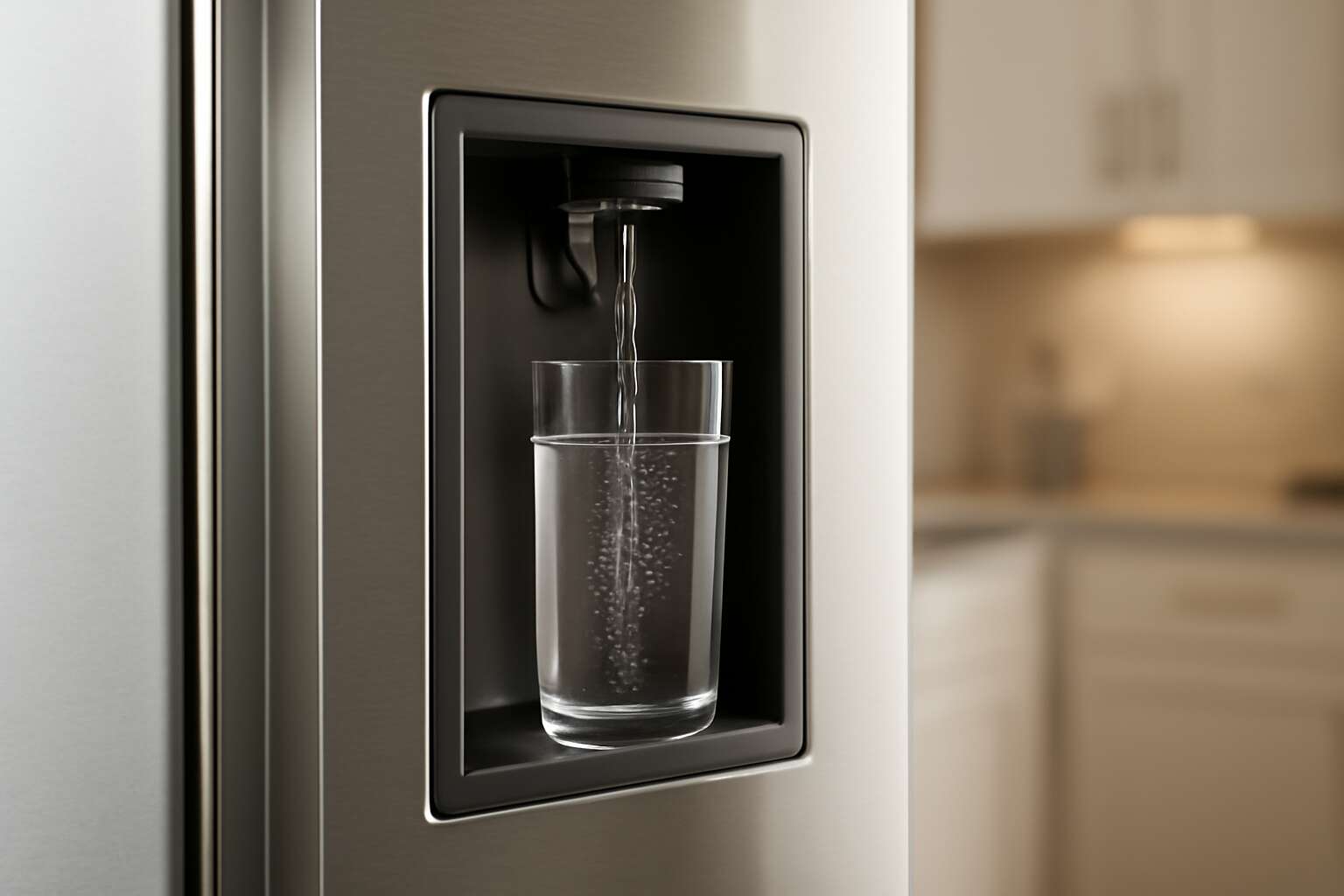 are water dispensers on fridges filtered