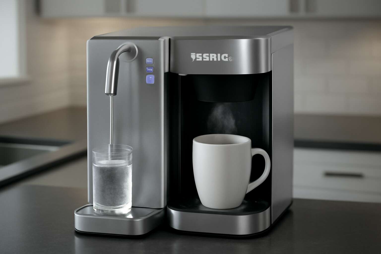 water dispenser with keurig