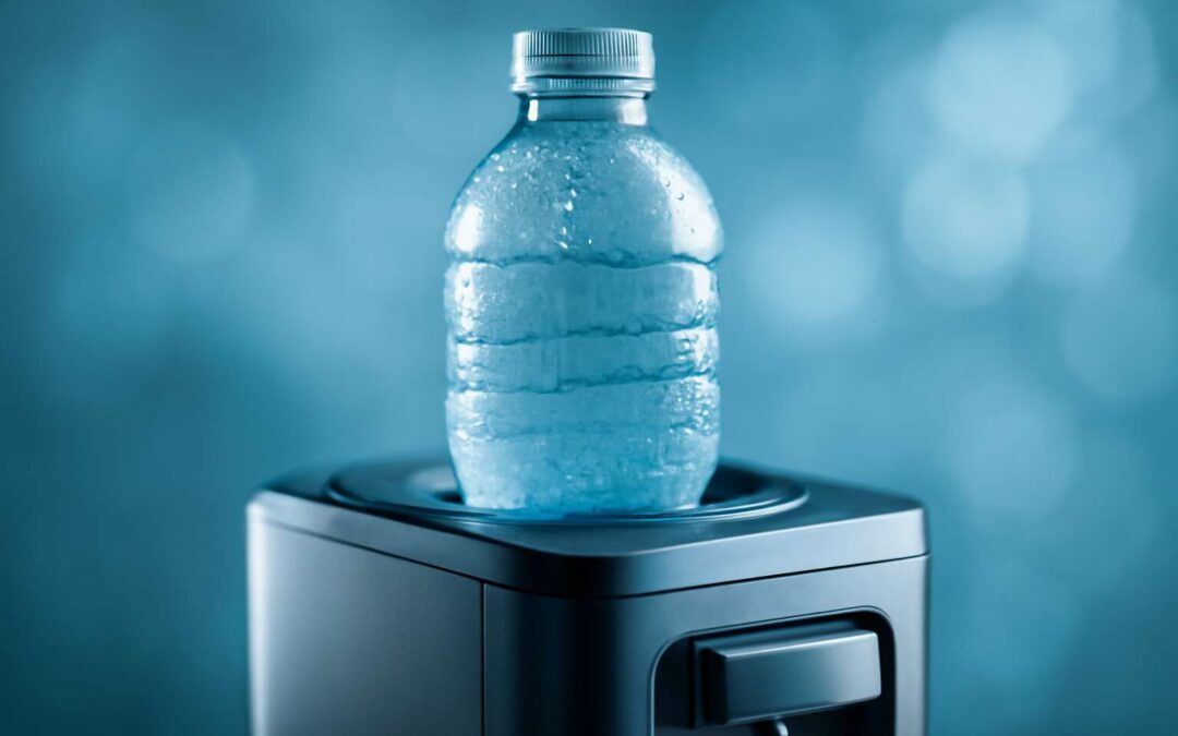 Macro magic: water dispenser bottle makro reveals tiny details in every drop.