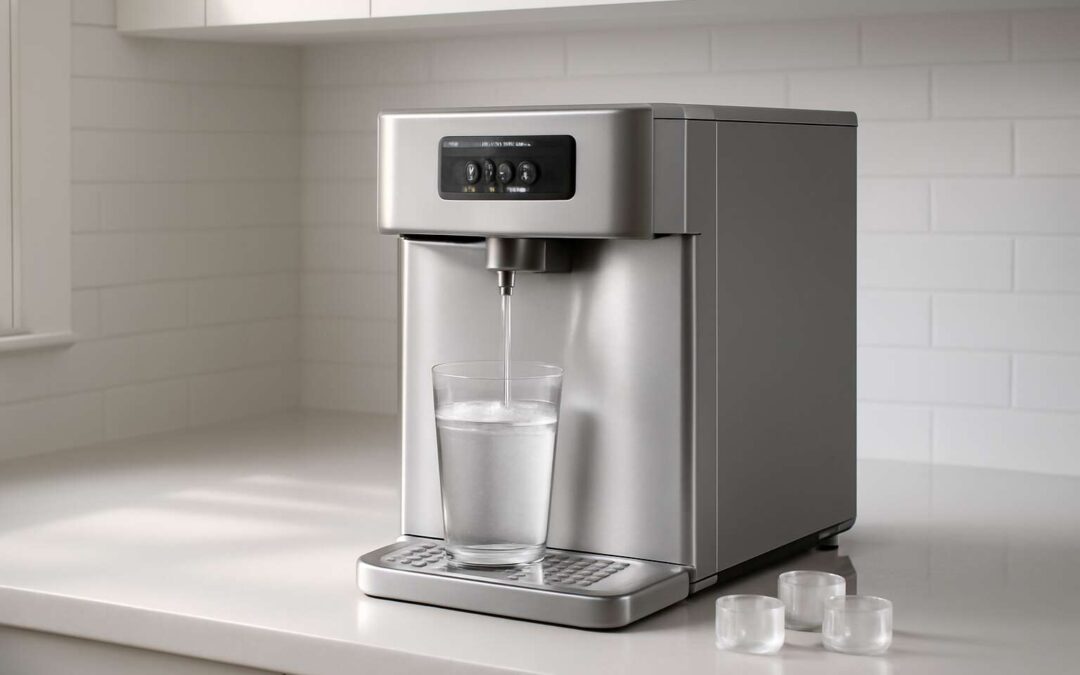 Upgrade Your Kitchen with a water dispenser and ice maker for effortless refreshment!