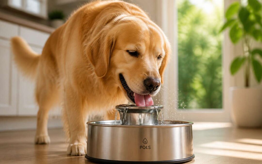 Water dispenser dog provides water for your pet